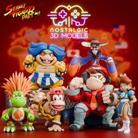 Crossover Mario Bros Street Fighter