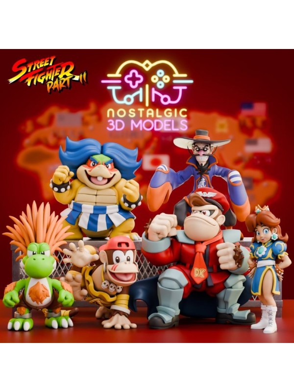 Crossover Mario Bros Street Fighter