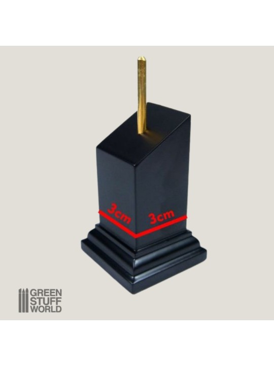 Pedestal Base Bust 3x3 cm