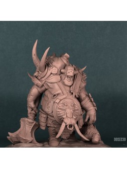 Warrior of Chaos Boar Figure